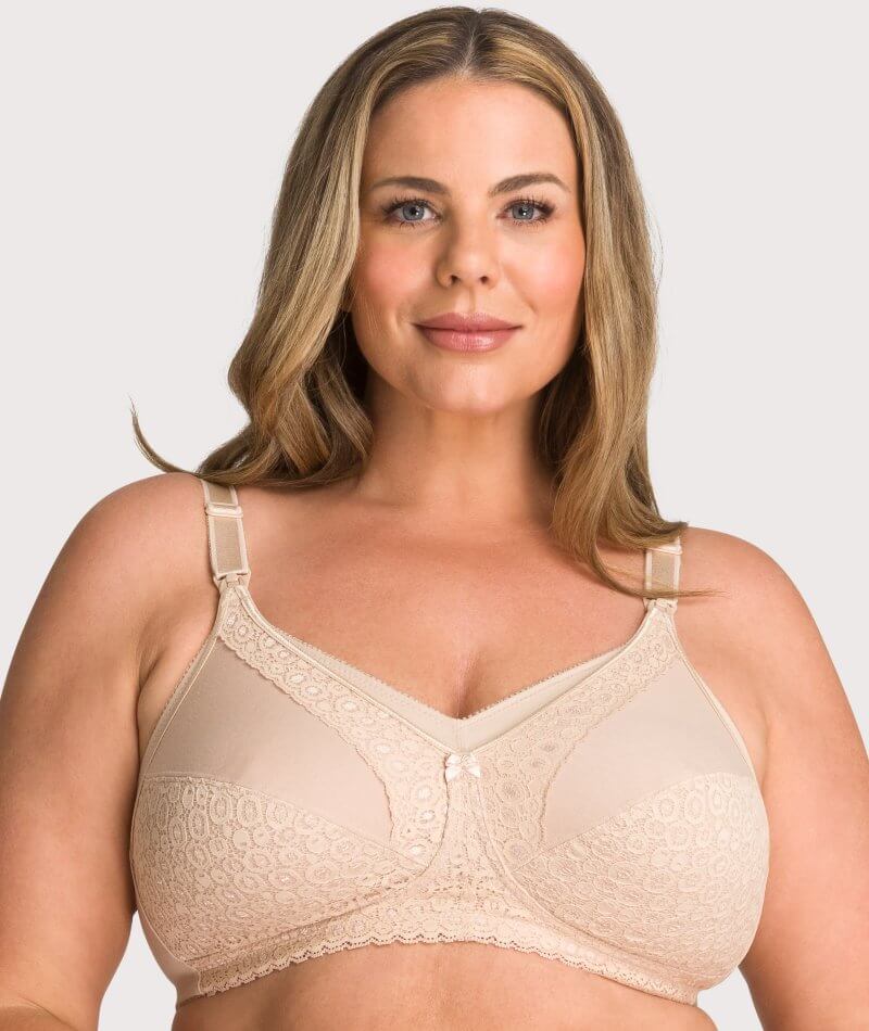 Triumph Lace Wire-free Maternity Bra - Nude - Image 7