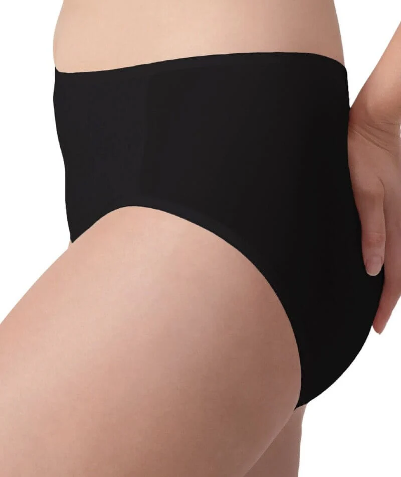 Triumph Lacy Minimiser Maxi Brief - Black - Image 4