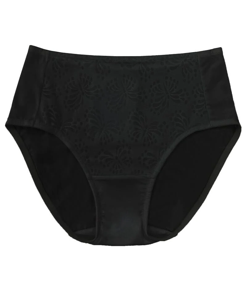 Triumph Lacy Minimiser Maxi Brief - Black - Image 5