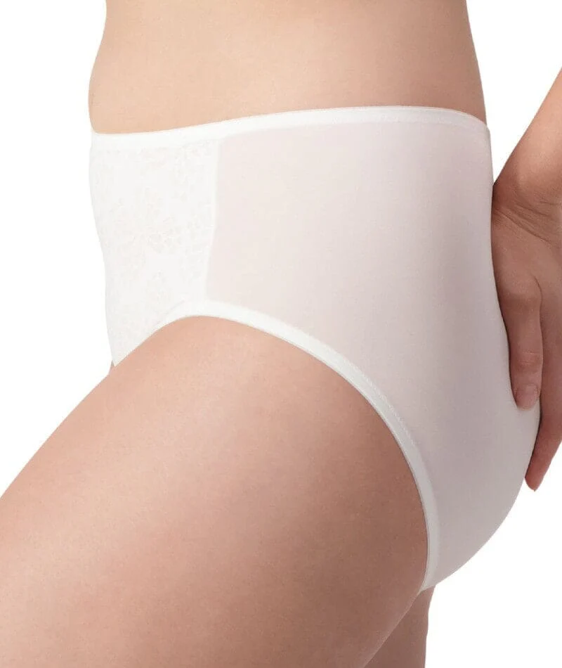 Triumph Lacy Minimiser Maxi Brief - White - Image 4
