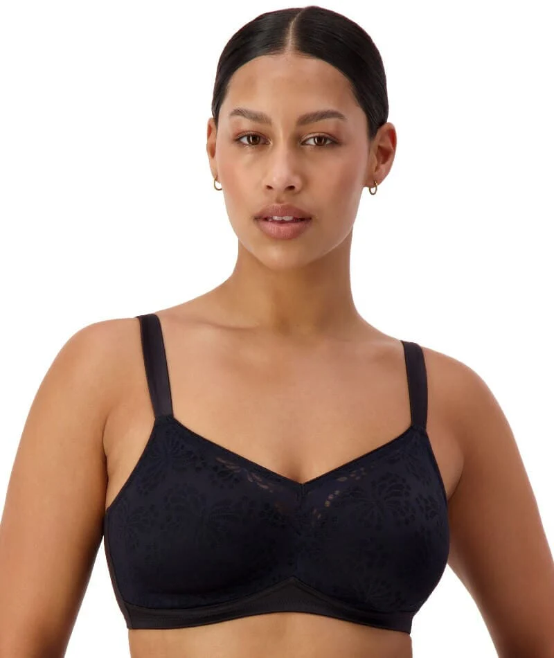 Triumph Lacy Minimiser Wire-free Bra - Black