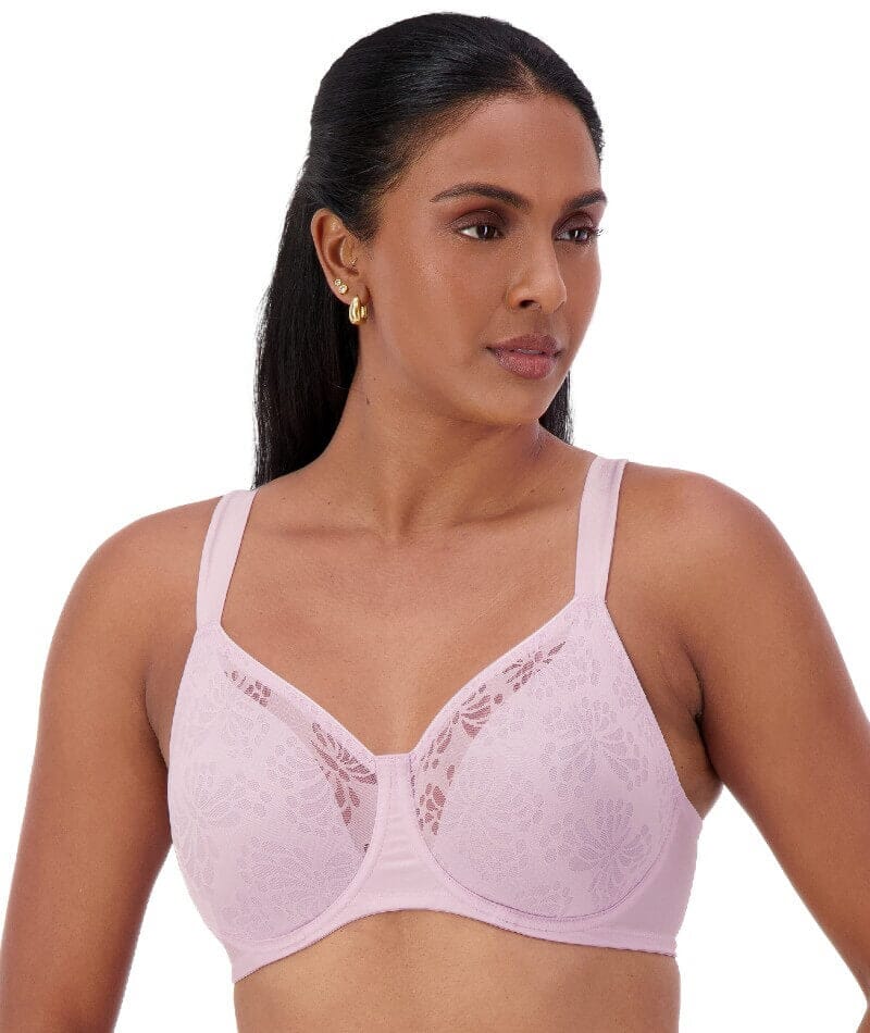 Triumph Lacy Minimizer 2 Pack Bra - Opale/Crocus - Image 6