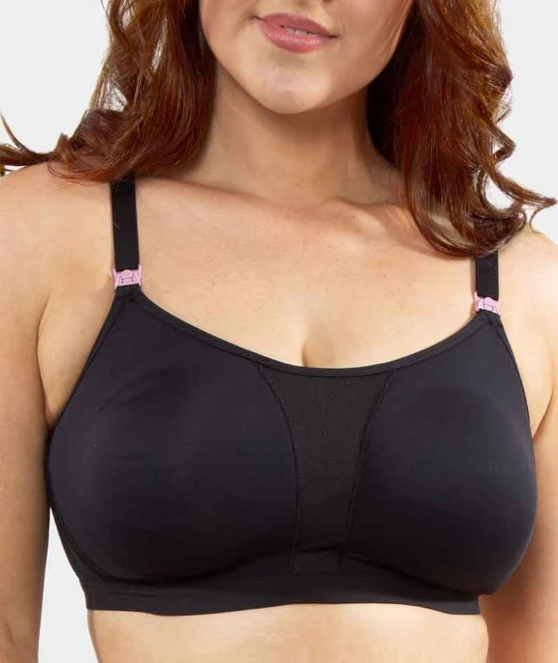 Triumph Mamabel Active Wire-free Maternity & Nursing Sports Bra - Black - Image 5