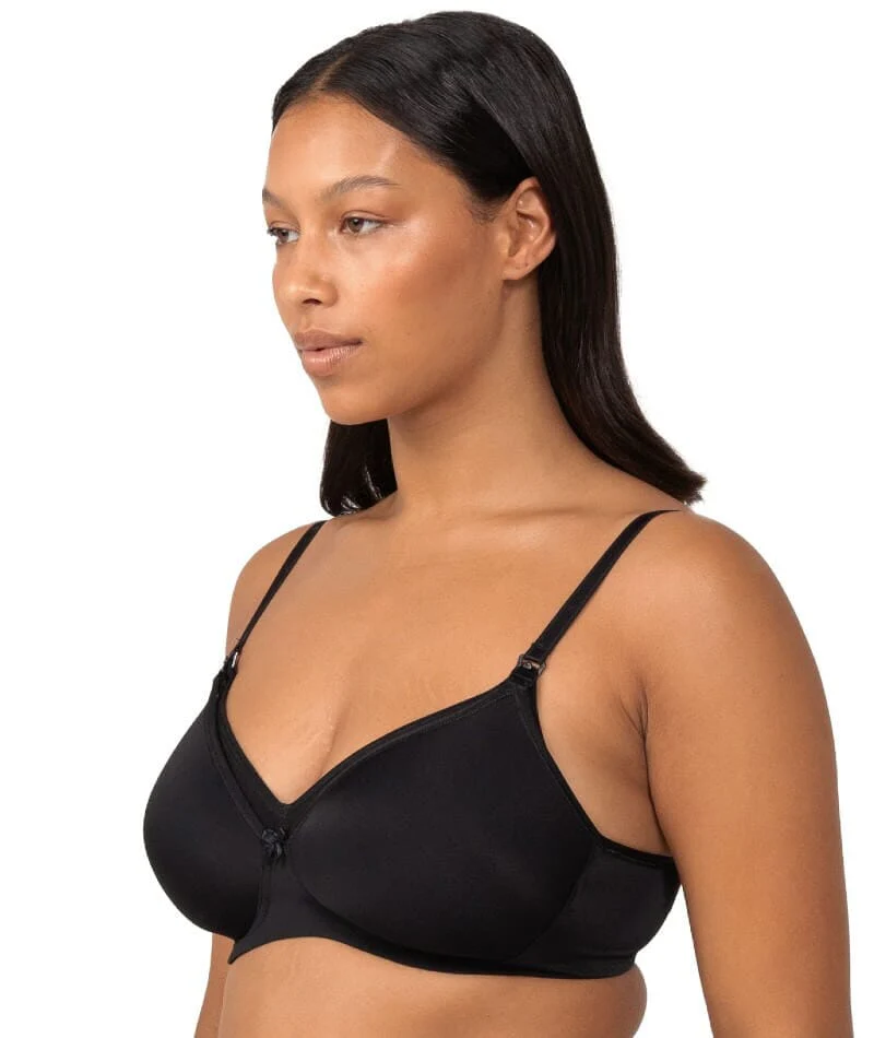 Triumph Mamabel Smooth Wire-free Maternity Bra 2 Pack - Black/Nude - Image 10