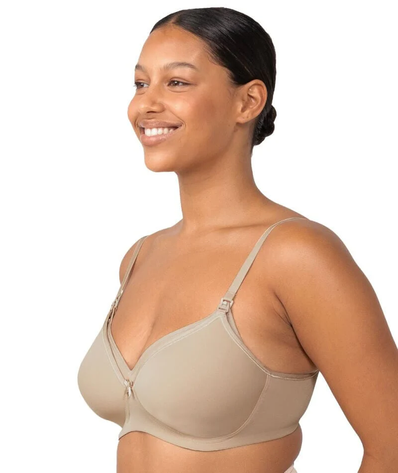 Triumph Mamabel Smooth Wire-free Maternity Bra 2 Pack - Black/Nude - Image 11
