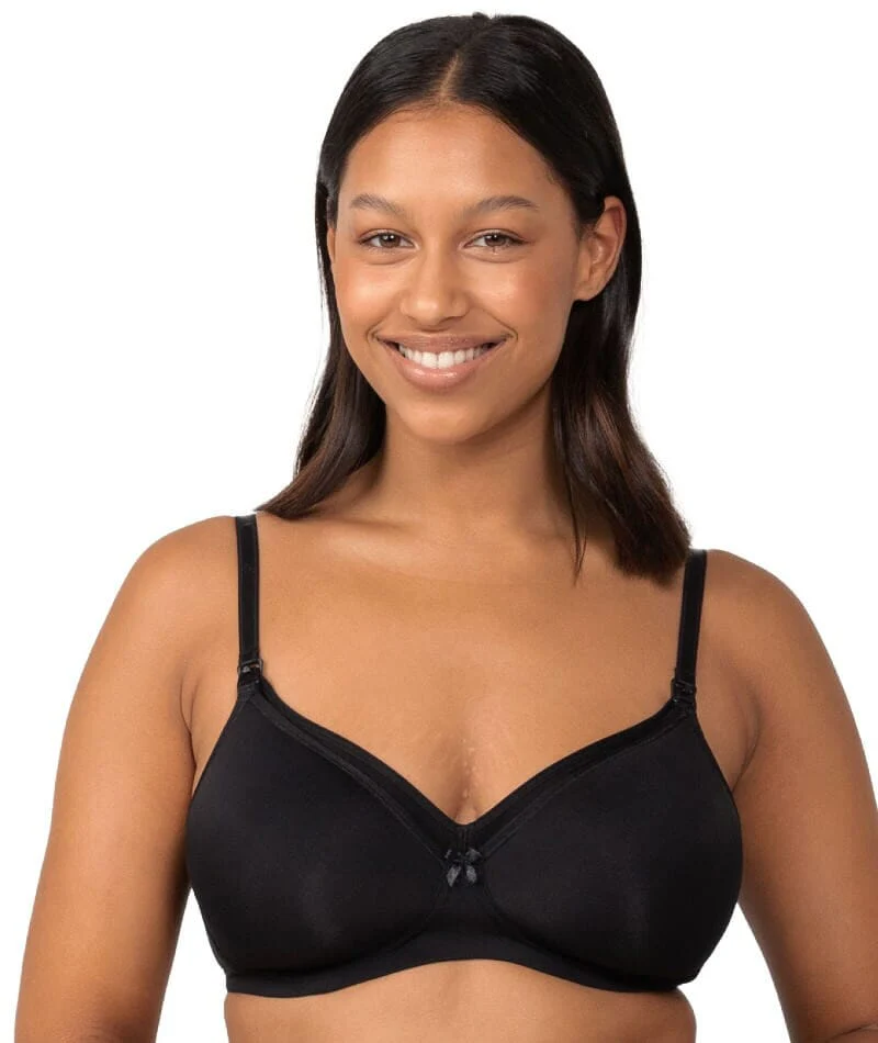 Triumph Mamabel Smooth Wire-free Maternity Bra 2 Pack - Black/Nude - Image 6