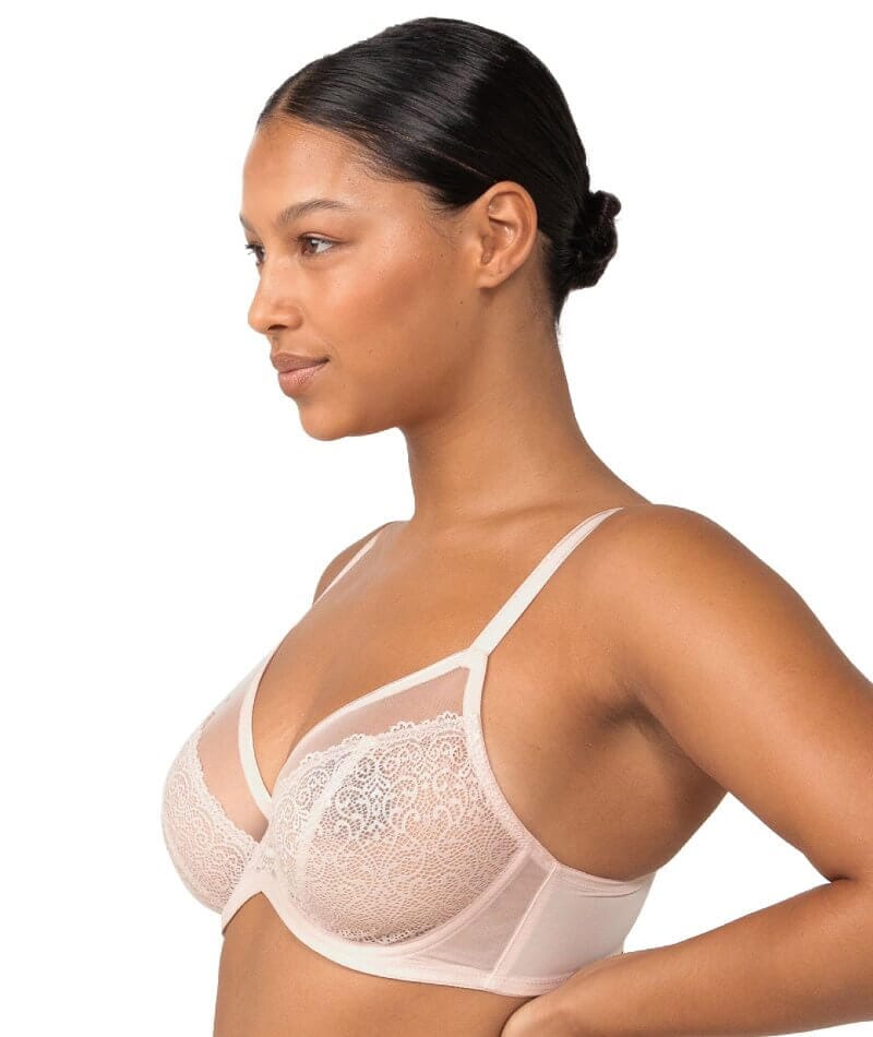 Triumph Sheer Minimizer Bra - Nude Pink - Image 6