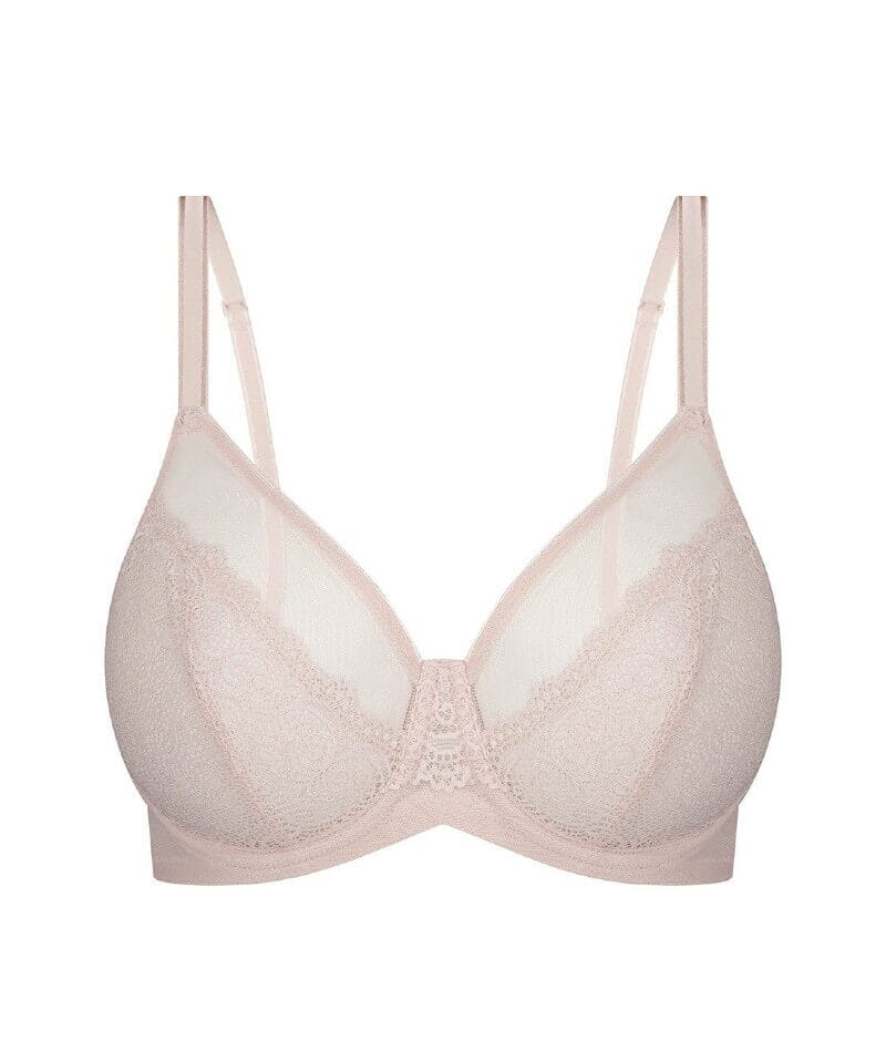 Triumph Sheer Minimizer Bra - Nude Pink - Image 7
