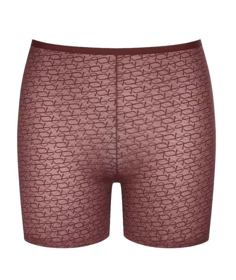 Triumph Signature Sheer Shapewear Short - Decadent Chocolate - Image 4