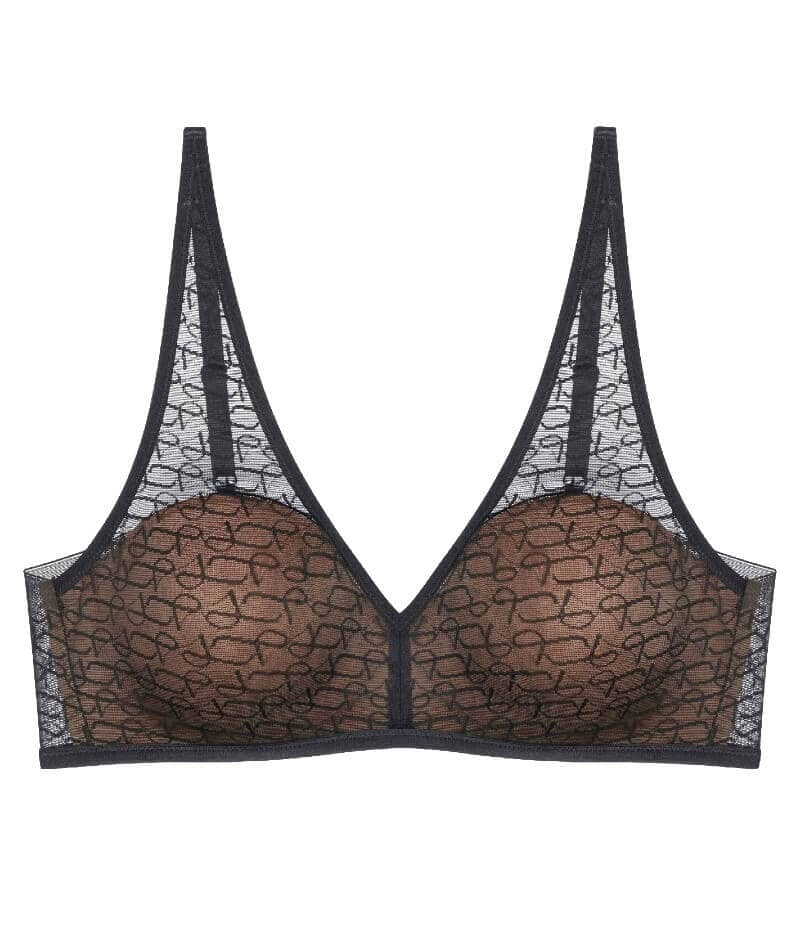 Triumph Signature Sheer Padded Wire-free Bra - Black - Image 4