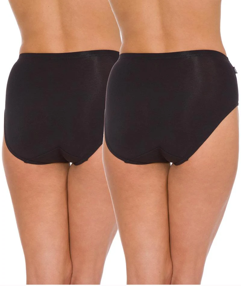 Sloggi Hikini 2 Pack Brief - Black - Image 4