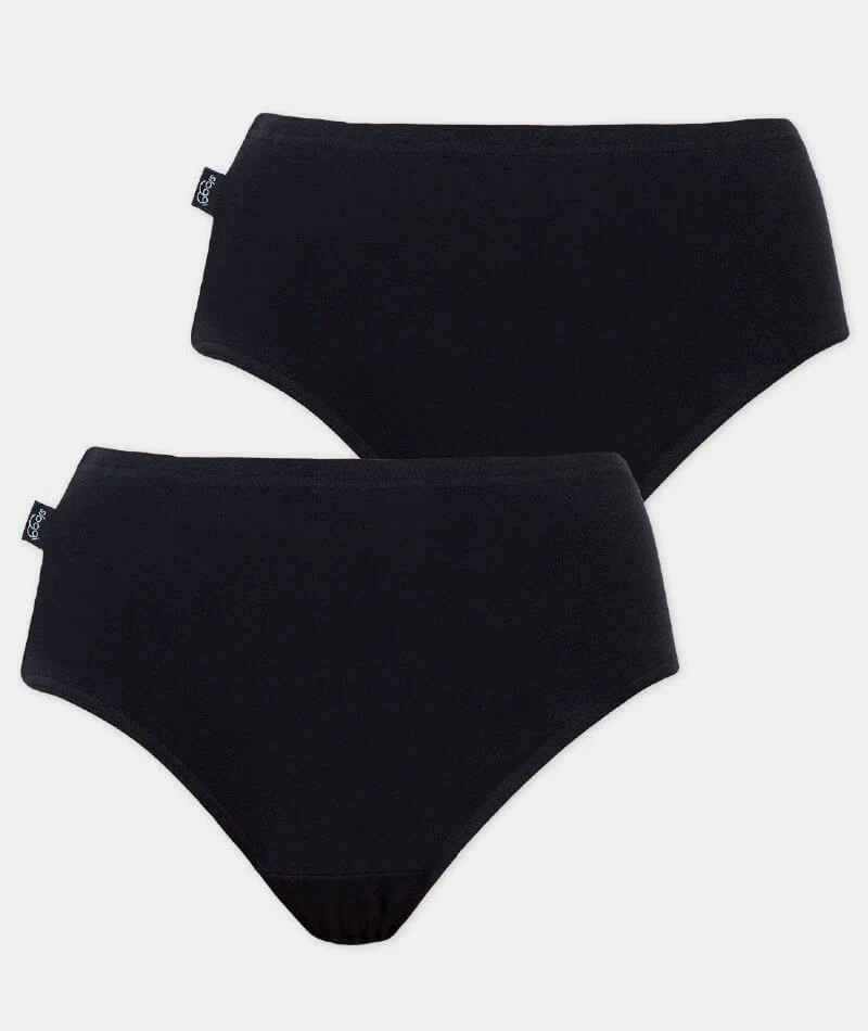 Sloggi Hikini 2 Pack Brief - Black - Image 6
