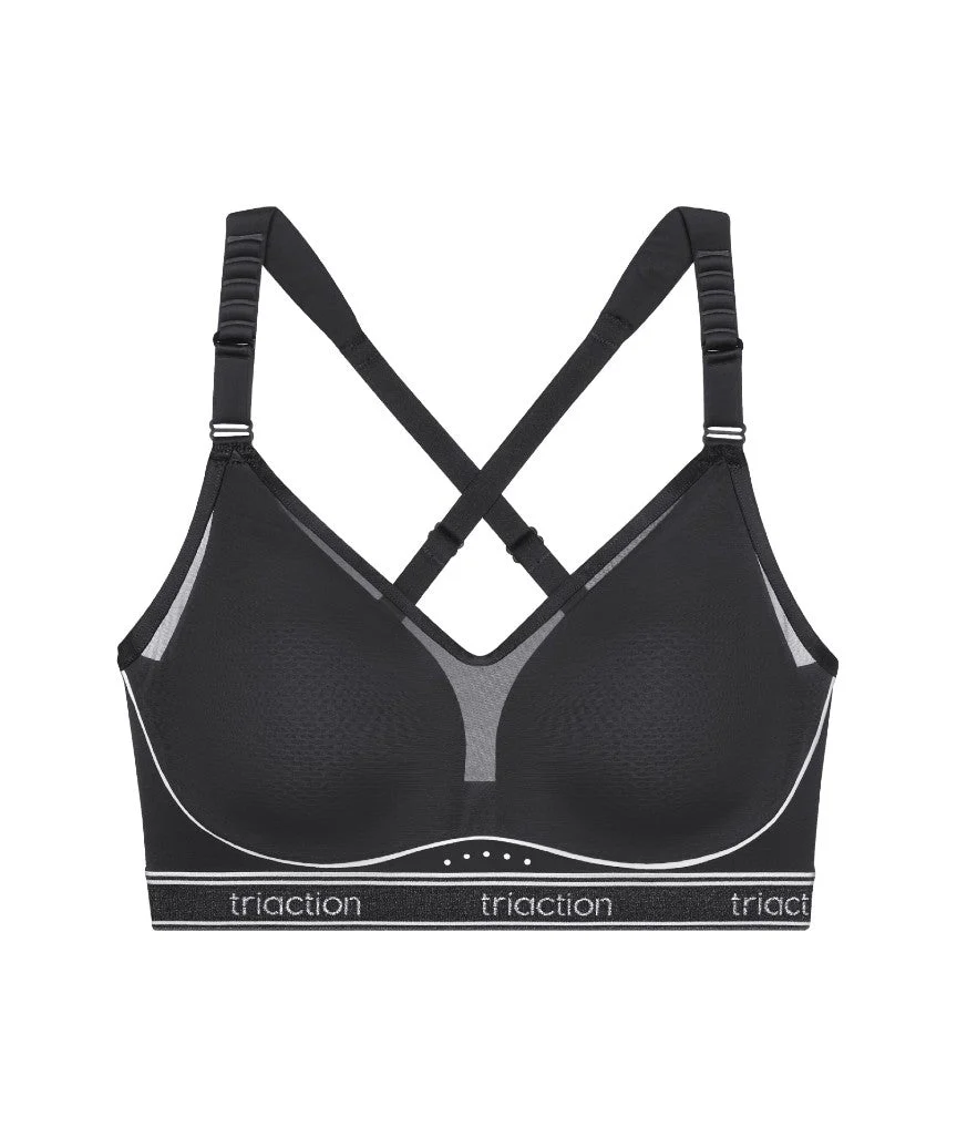 Triumph Triaction Cardio Air Wire-free Padded Sports Bra - Black - Image 5