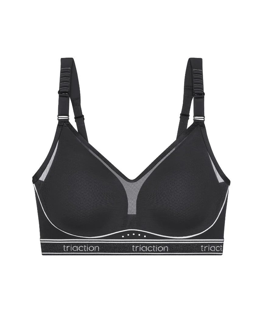 Triumph Triaction Cardio Air Wire-free Padded Sports Bra - Black - Image 6