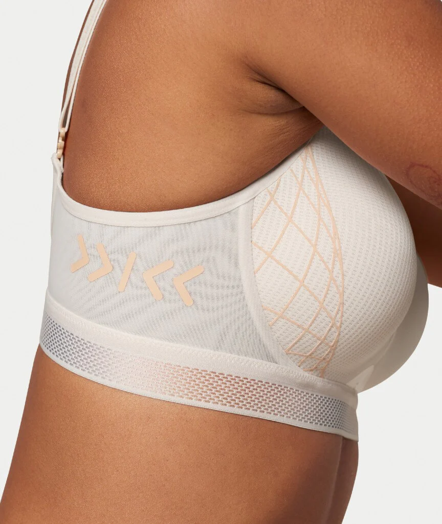 Triumph Triaction Cardio Flow Wire-free Sports Bra - Fresh Powder - Image 3