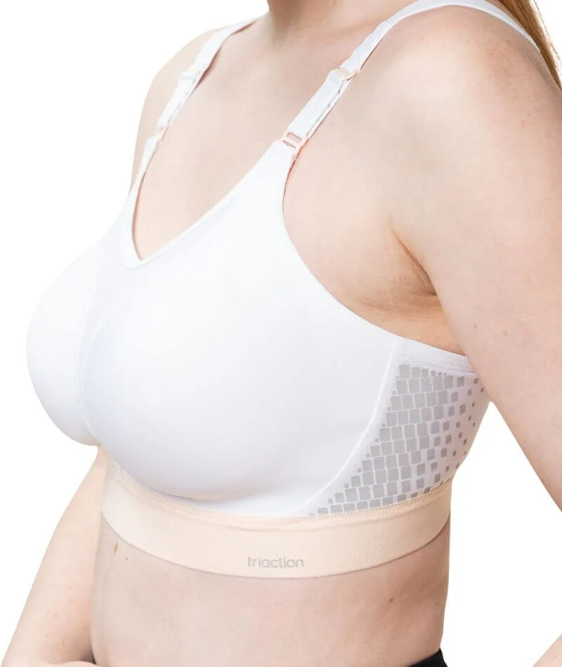 Triumph Triaction Extreme Lite Wire-free Sports Bra - White - Image 5