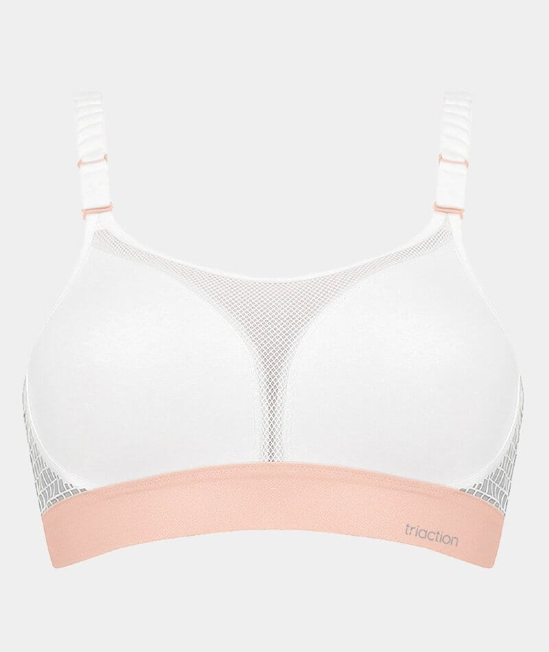 Triumph Triaction Extreme Lite Wire-free Sports Bra - White - Image 6