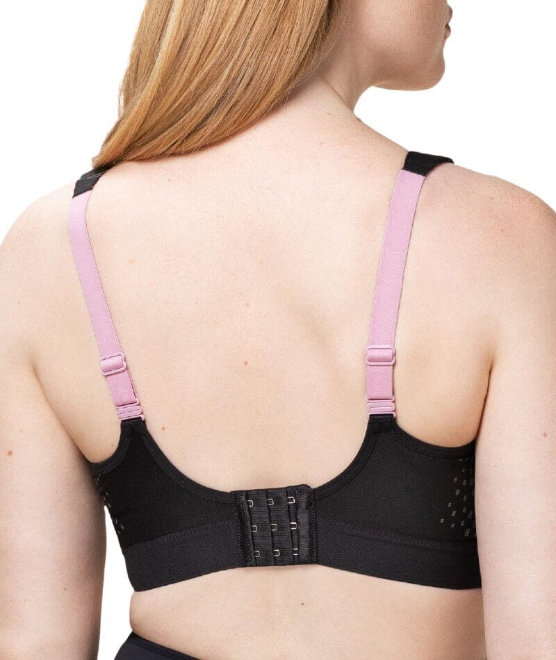 Triumph Triaction Hybrid Lite Wire-free Sports Bra - Black - Image 4