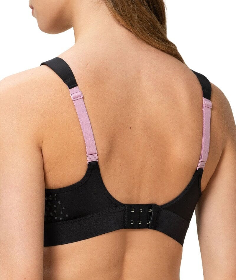 Triumph Triaction Hybrid Lite Wire-free Sports Bra - Black - Image 5