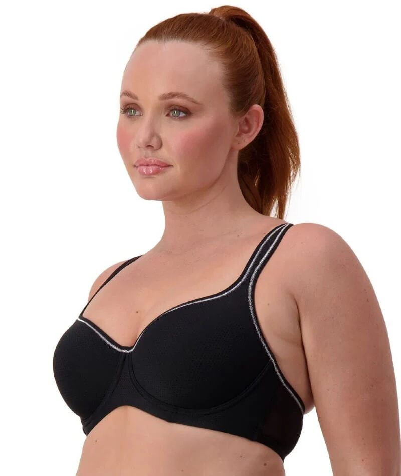 Triumph Triaction Racerback Sports Bra - Black - Image 3