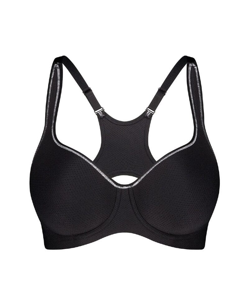 Triumph Triaction Racerback Sports Bra - Black - Image 4