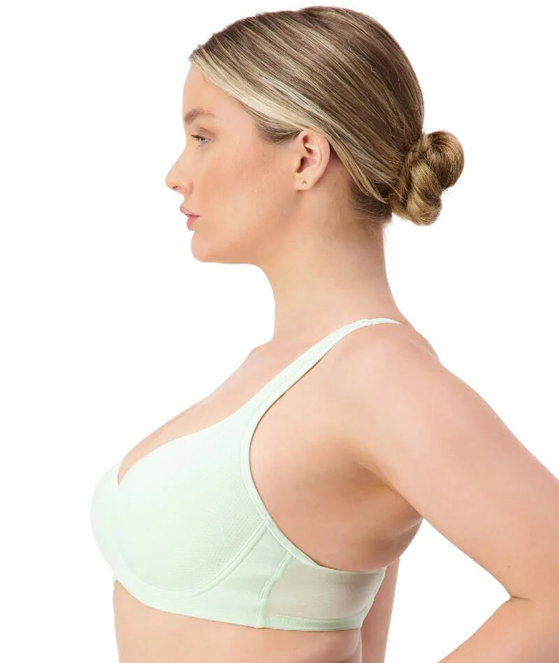Triumph Triaction Racerback Sports Bra - Mint Frappe - Image 4
