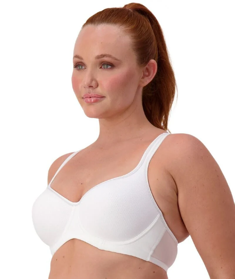 Triumph Triaction Racerback Sports Bra - White - Image 4