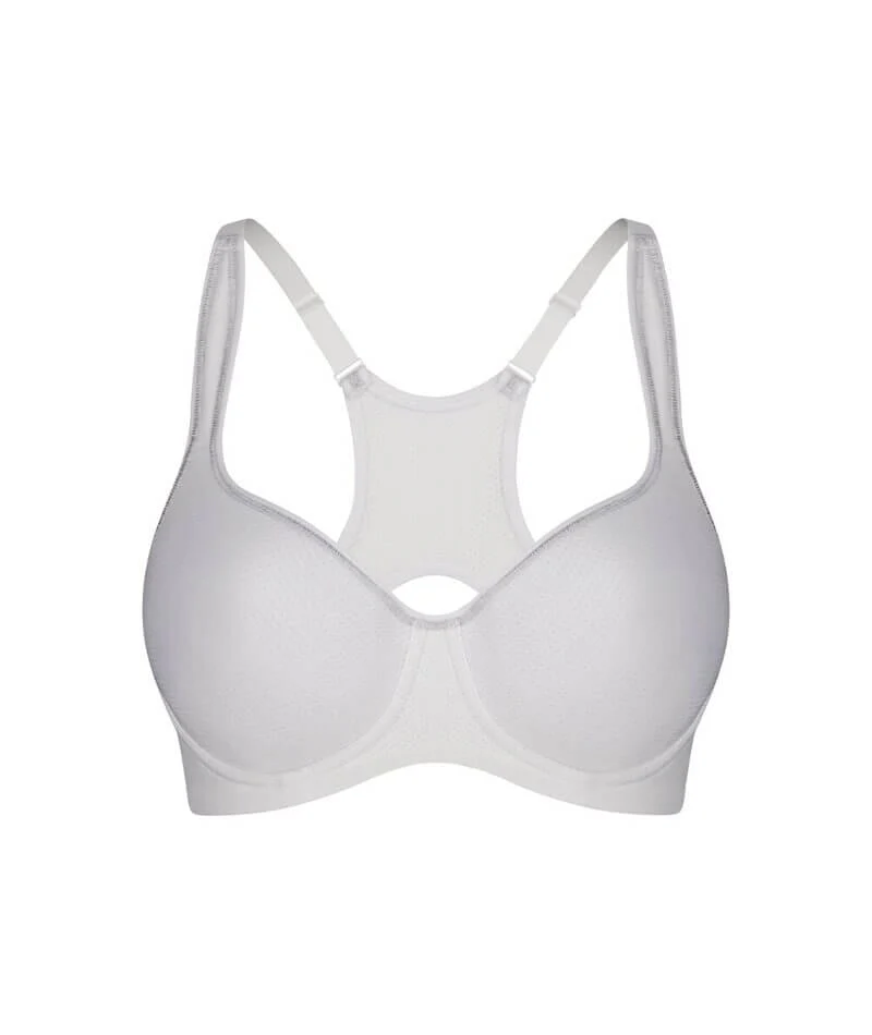 Triumph Triaction Racerback Sports Bra - White - Image 5