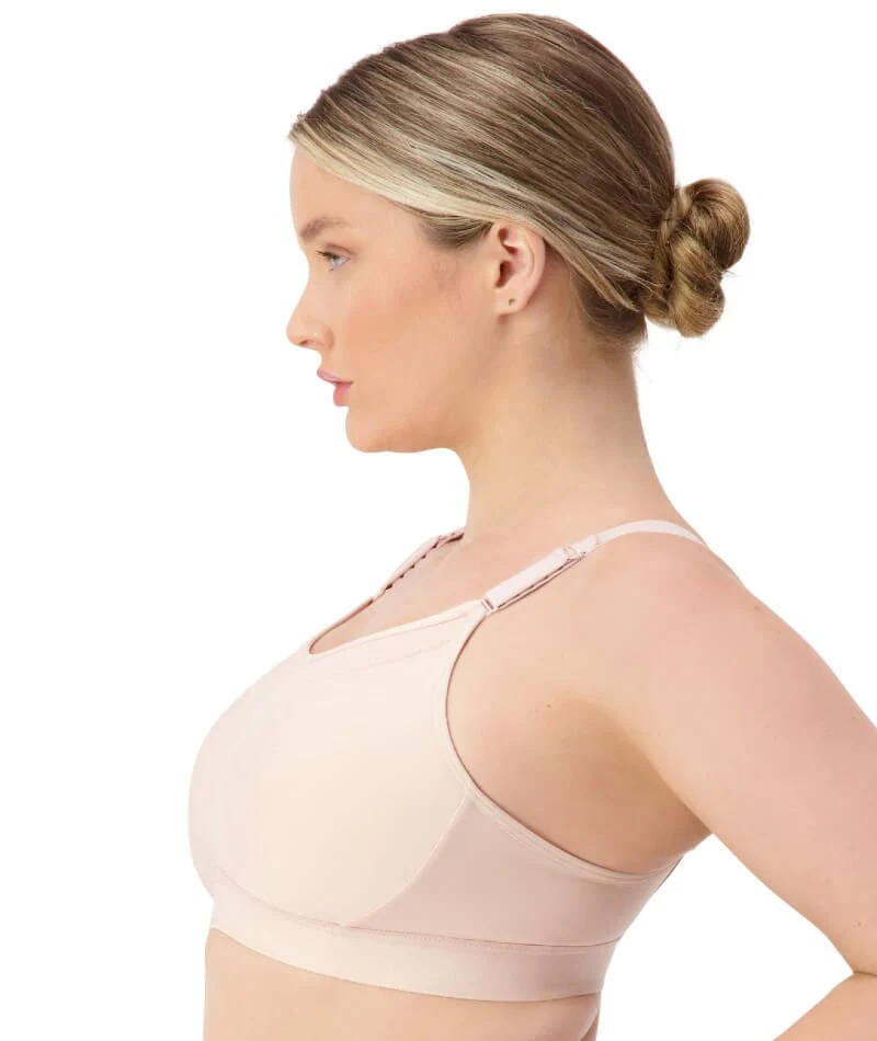 Triumph Triaction Ultra Wire-free Sports Bra - Fig Pink - Image 5