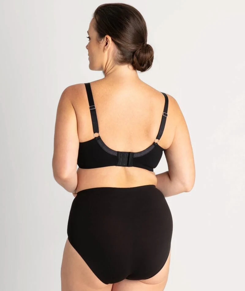 Underbliss Invisibliss Moulded Microfibre Underwire Bra 2 Pack - Black - Image 10