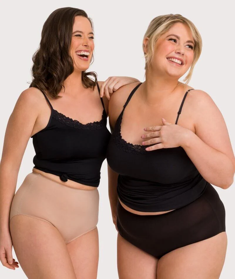 Underbliss Invisibliss No Show Seamless Full Brief - Nude - Image 6