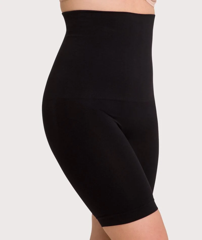 Underbliss Seamless Smoothing High Waist Thigh Short - Black - Image 3