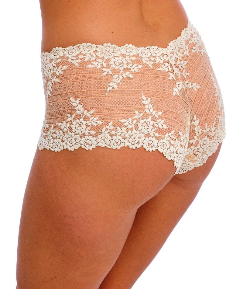 Wacoal Embrace Lace Boy Short - Naturally Nude / Ivory - Image 2