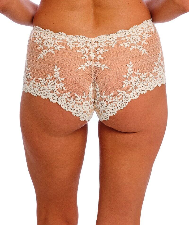 Wacoal Embrace Lace Boy Short - Naturally Nude / Ivory - Image 3