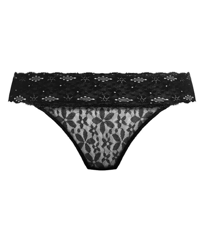Wacoal Halo Lace Bikini Brief - Black - Image 12
