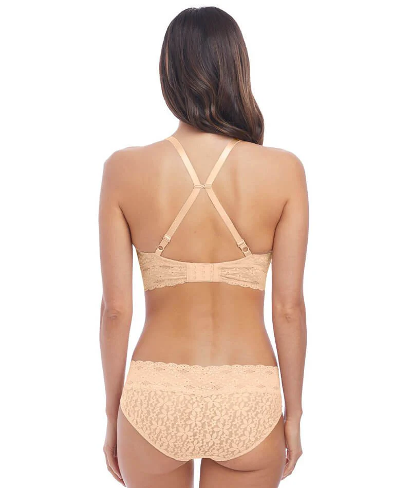 Wacoal Halo Lace Soft Cup Wire-free Bra - Nude - Image 4