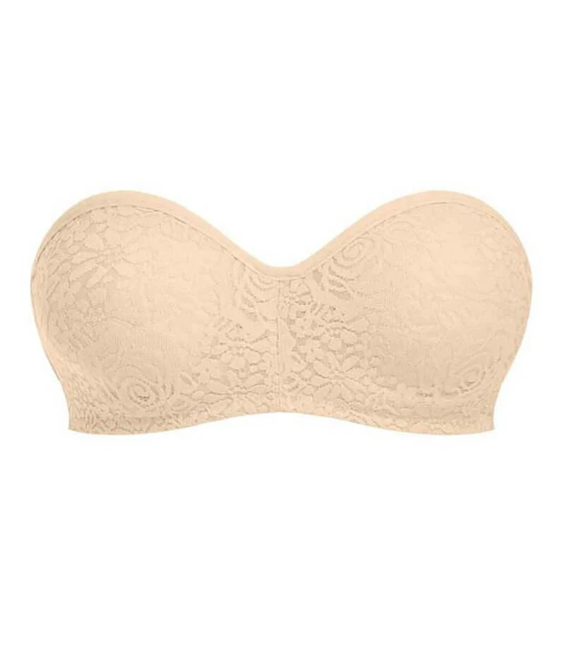 Wacoal Halo Lace Strapless Bra - Nude - Image 18